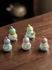 Xianci Colorful Ceramic Gourd Ornament - Cute Tea Pet Accessory for Tea Ceremony