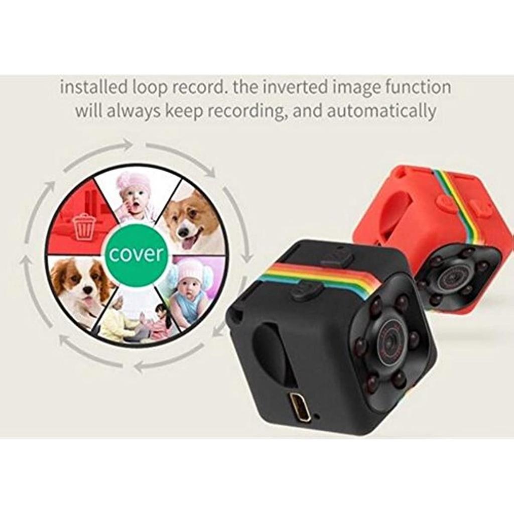 Mini Sq11 Hd Camera 1080P Night Vision Resolution (Black Color)