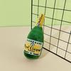 Dog Plush Toys Champagne Bottle Shape Squeaky Chew Toy Bite Resistant JUEean Teeth Interactive Pet Supplies