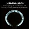 10x 25x Usb Rechargeable Illuminated Magnifier Handheld Magnifying Glass With 29 Led For Reading Jewelry Maintenance
