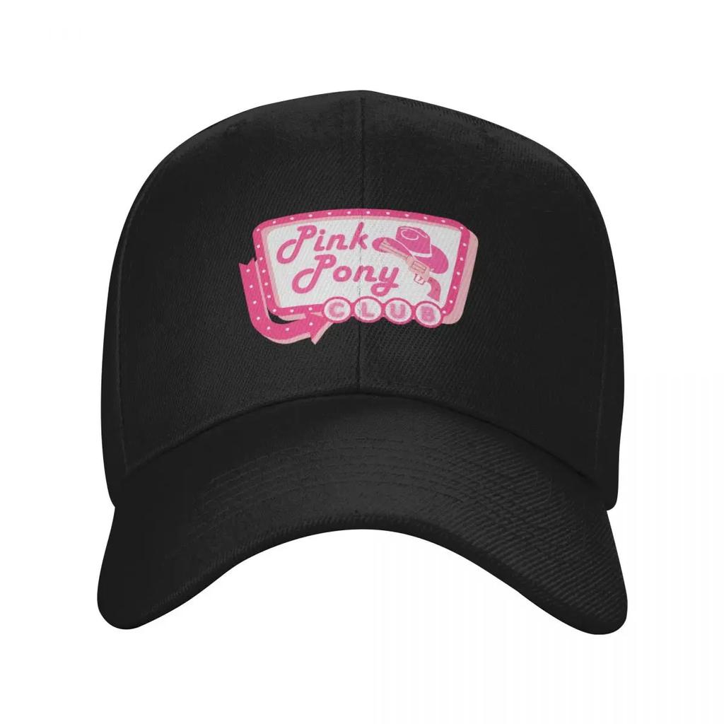Pink Pony Club Sign Baseball Cap Foam Party Hat Bobble Cosplay Womens 2025 Mens