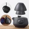 Portable Ceramic Travel Tea Set: One Pot, Two Cups – Quick Brew & Customizable Gift
