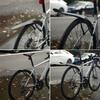 Bike Mudguard Bicycles Foldable Mudguards Portable Adjustable Bike Mud Flap Rear Mud Guard for BMX Mountain Road Bikes