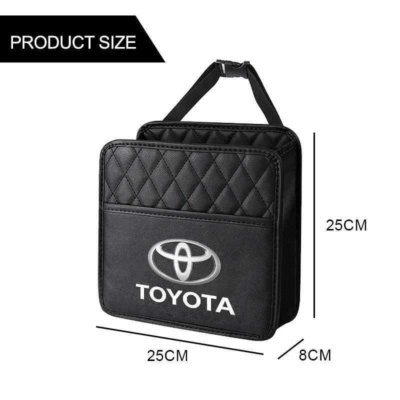 Car Multi-function Storage Bag Automobile Seat Back Storage Pocket for Toyota TRD GR Corolla Avensis Yaris Rav4 Hilux Auris Camry Prius