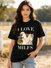 Ich liebe Milfs Lustiges Meme Pferd Grafikdruck T-Shirts Unisex Unisex Lässiges T-Shirt Mode Vintage Kurzarm T-Shirts Oberteile
