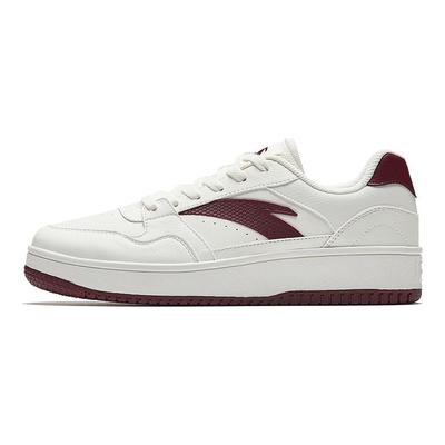 Year One Zero Feel Fashion Versatile Non-Slip Wear-Resistant Height Increasing Low-Top Sneakers Men Sneakers Ivory-White Crimson-Red 912538002-1