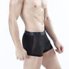 Pánské spodní prádlo ledově hedvábné prodyšné duté ultratenké sexy pánské boxerky