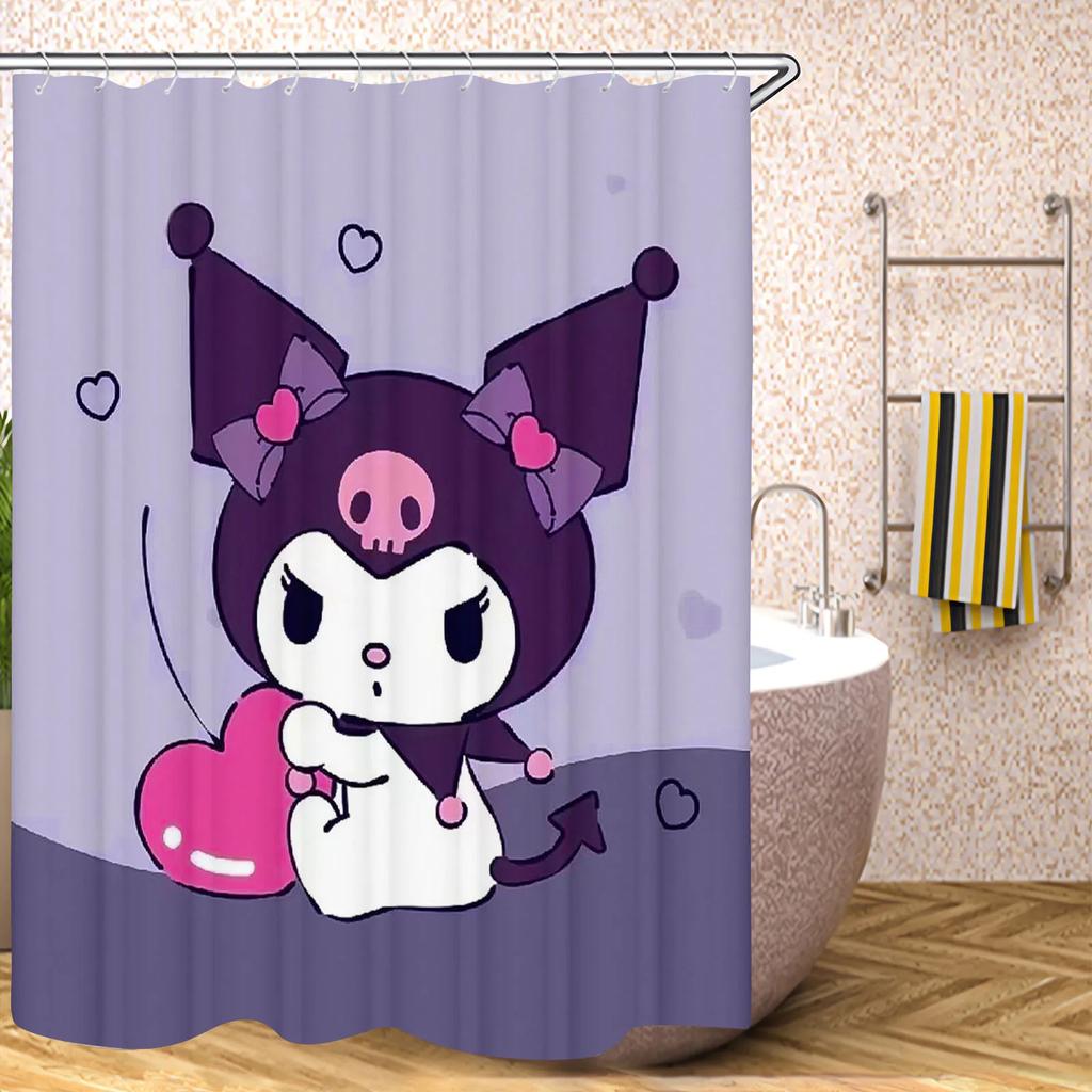 Accessori da Bagno Sanrio Set Tende Doccia Set Completo Tende di Lusso da Bagno Impermeabili