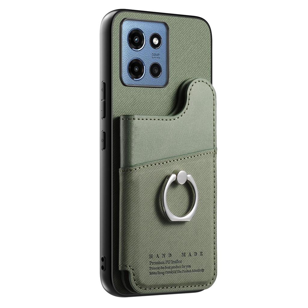MOTO Edge60 Phone Case Wallet with Ring Holder, Compatible with Edge75
