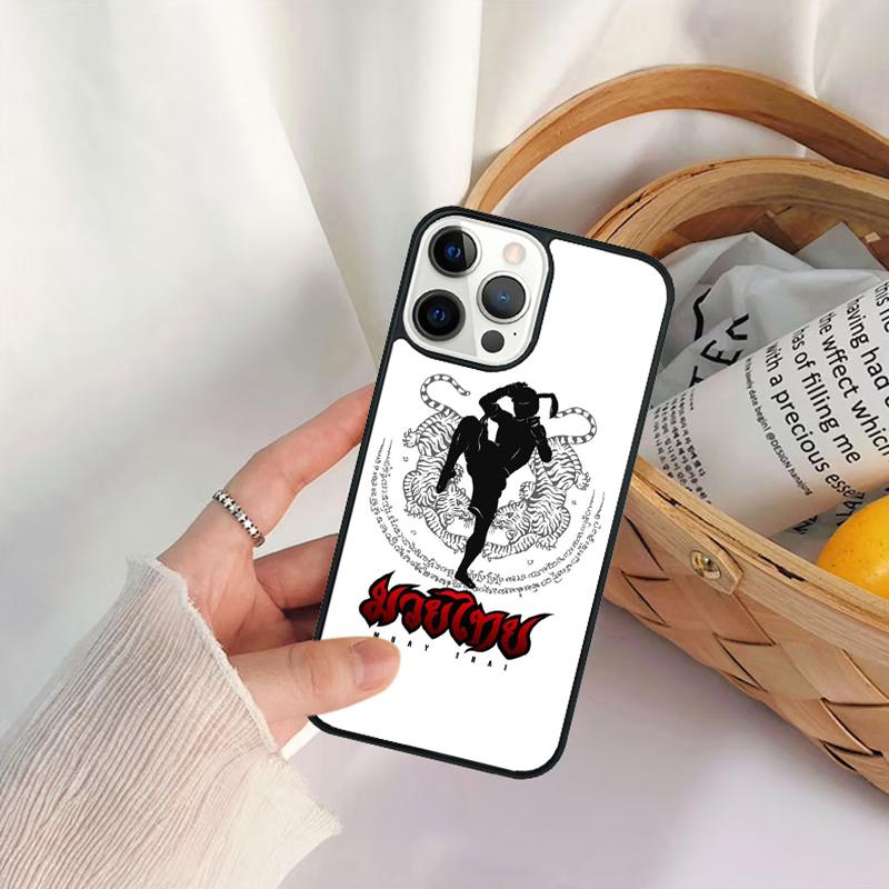 Muay Thai Knee Phone Case For iPhone 17 Air 16 15 14 11 12 13 Pro MAX Plus coque Cover Shell