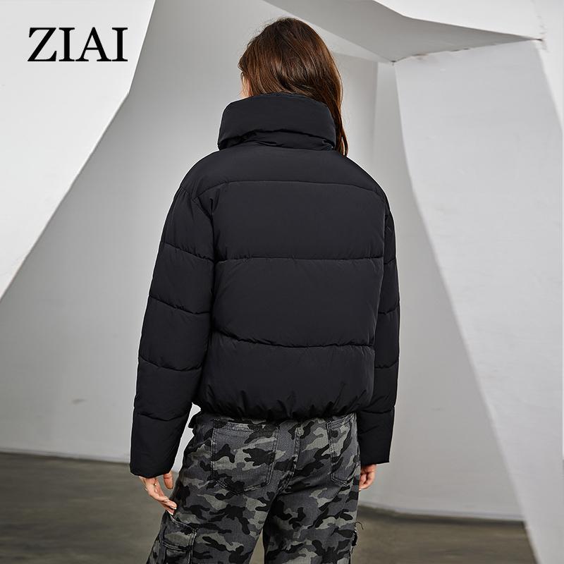 ziai 2024 NEW Women's Winter Coats Casual Parka Women Zipper Button Quilted Coat Female Clothing ZRW-312