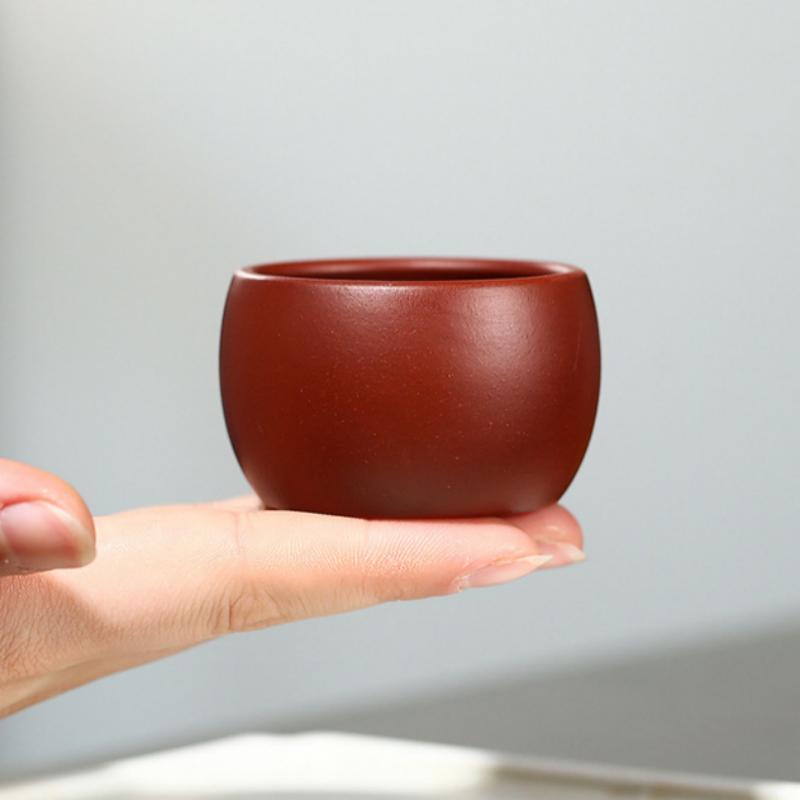 Chinese Yixing Purple Clay Teacup Travel Cup Handmade Tea Bowl Master Tea Cup Customized Tea Set Accessories 50Ml