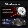 Outdoor Sport Kompass Smartwatch Herren Taschenlampe Laserlicht 450mAh Akku GPS Sport Track Wasserdicht Bluetooth Anruf Smartwatch