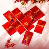 Traditional 3D Red Envelope Cartoon Paper Hongbao Spring Festival Red Wallet Bonus Blessing Children's Money Bag Gift