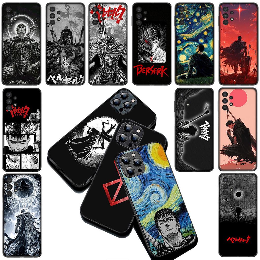 Berserk Comics Guts Silicone Cover for Apple iPhone 17 12 13 Pro Max Mini ProMax 7 + 8 Plus Air 8+ Coque Phone Case