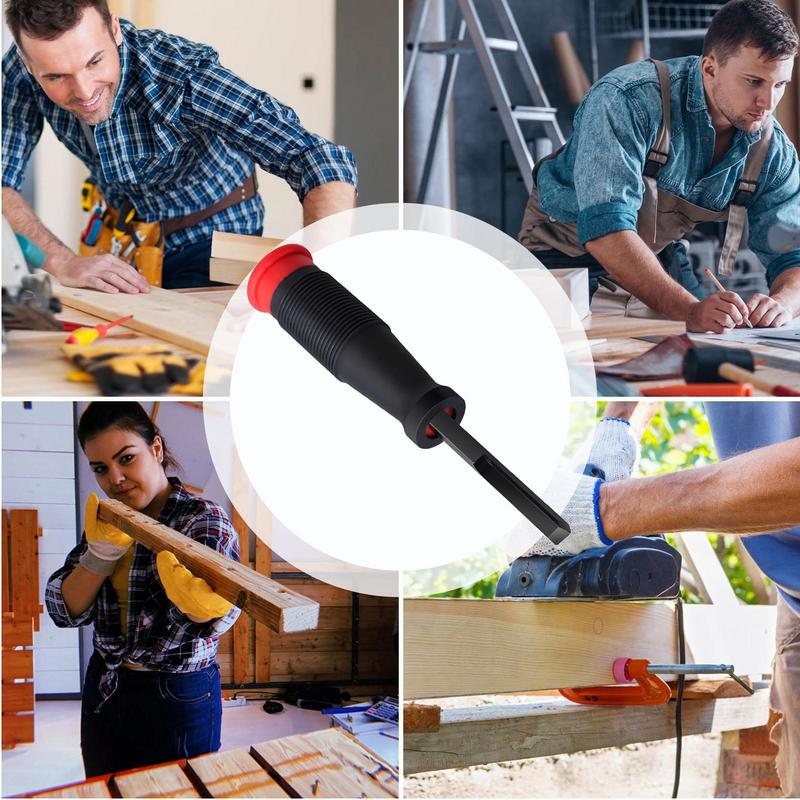 Right Angle Chisel Square Mortise Chisel With Anti-Slip Handle Handheld Multipurpose Core Percussive Angle Chisel For Cutting