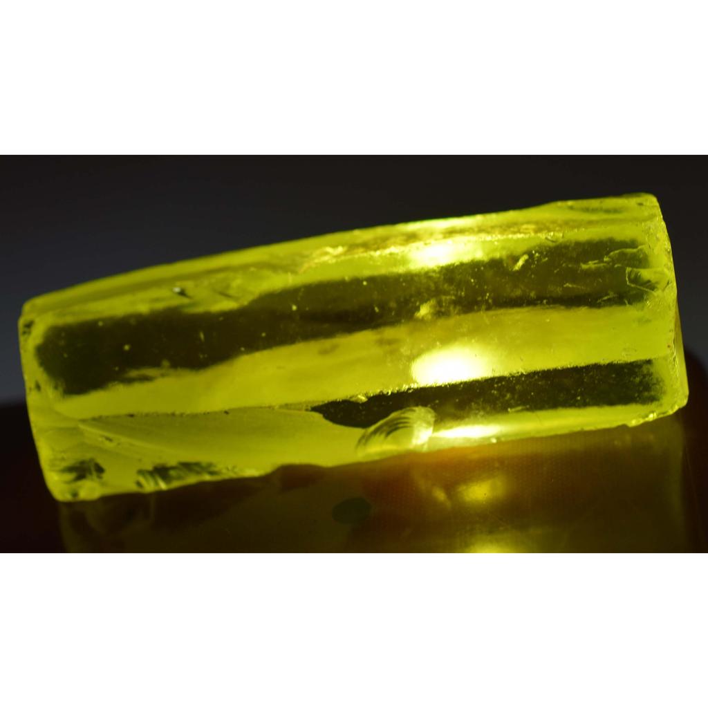 Sapphire ROUGH Huge Size 290.47 Ct NATURAL CERTIFIED Yellow Loose Gemstone. S-0009