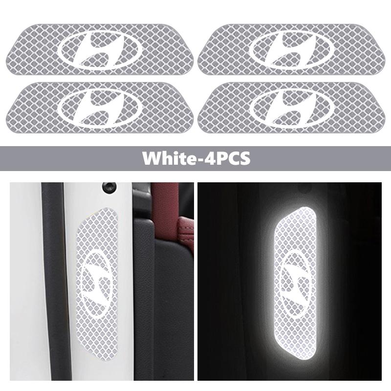 Car Stickers Wheel Eyebrows Reflective Warning Stickers Reflective Strip Accessories For Hyundai i10 i20 i30 i40 ix20 ix35 ix55 TT2