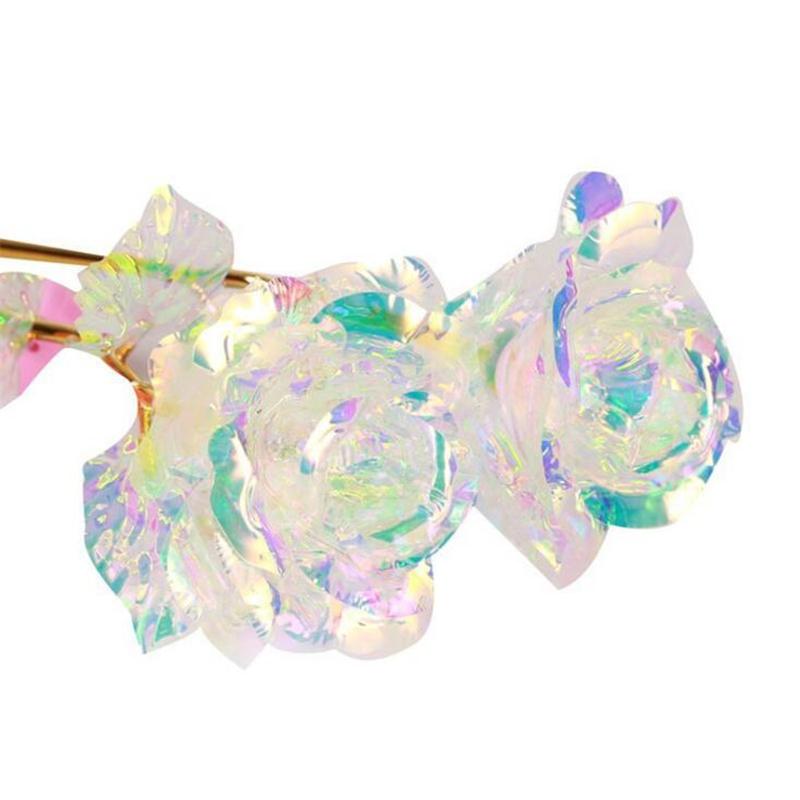 Valentine's Day Galaxy Rose Romantic Crystal Flower Lovers Rose With Gift Box