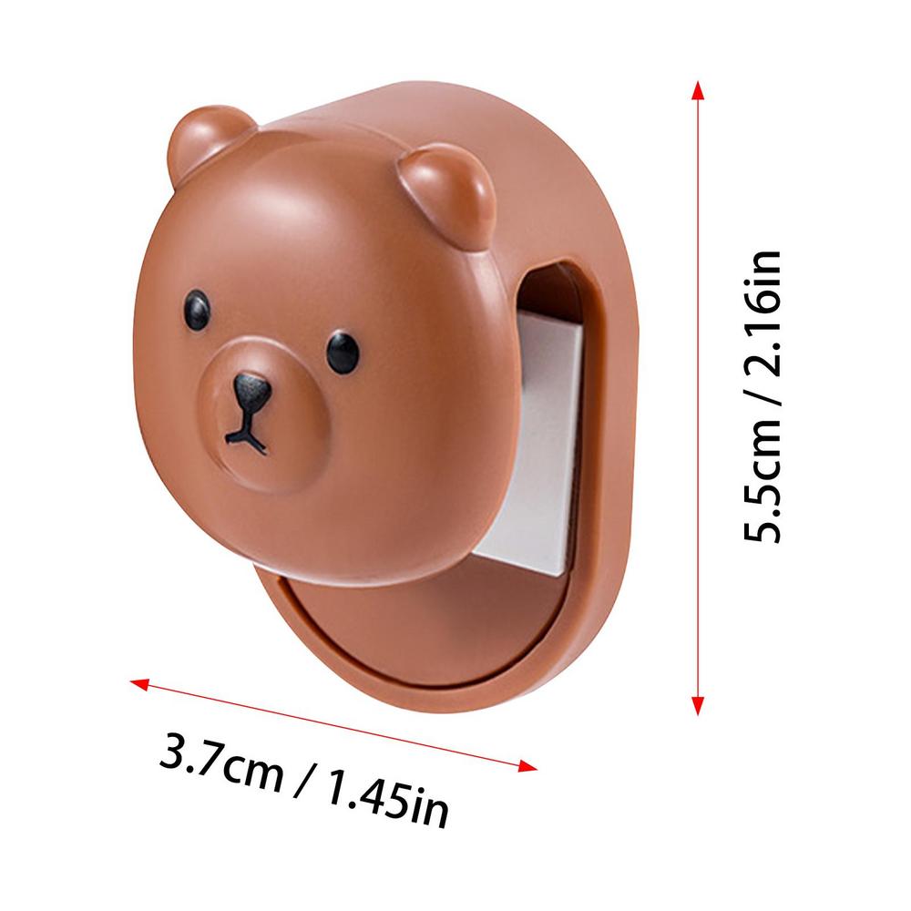 

Adhesive Toothpaste Holder Skincare Tube Clip For Wall Space Saving Toothpaste Tube Storage Clamp For Home Hotel Hostel Toilet коричневий