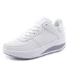 Fashion Plus Size 43 Swing Platform Shoes for Women's Lace-up Wedge Sneakers Breathable Mesh Casual Running Shoes Zapatos Mujer