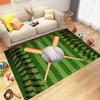 Basketball Court Area Rug Non-Slip Basketball Field Carpet Kid Basketball Sports Rugs Floor Mat for Living Room Playroom Decor