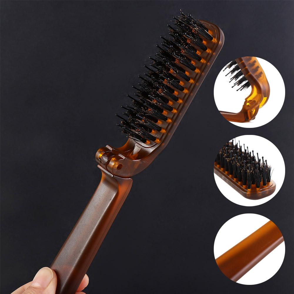 Massage Comb Hair Accessories Hair Styling Tool Bristle Hair Brush Bristle Comb Foldable Comb