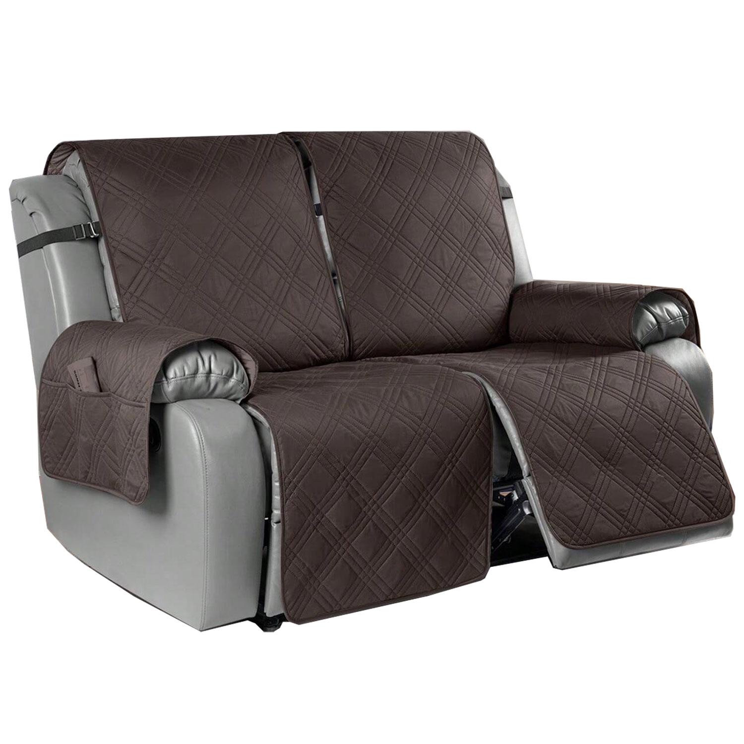 

Waterproof Recliner Slipcover Non Slip Covers For Reclining Loveseat With Elastic Straps Washable Recliner Chair Cover