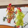 Mini Glass Chicken Figurines Hand Blown Turkey Sculpture Crystal Rooster Statues  Living Room