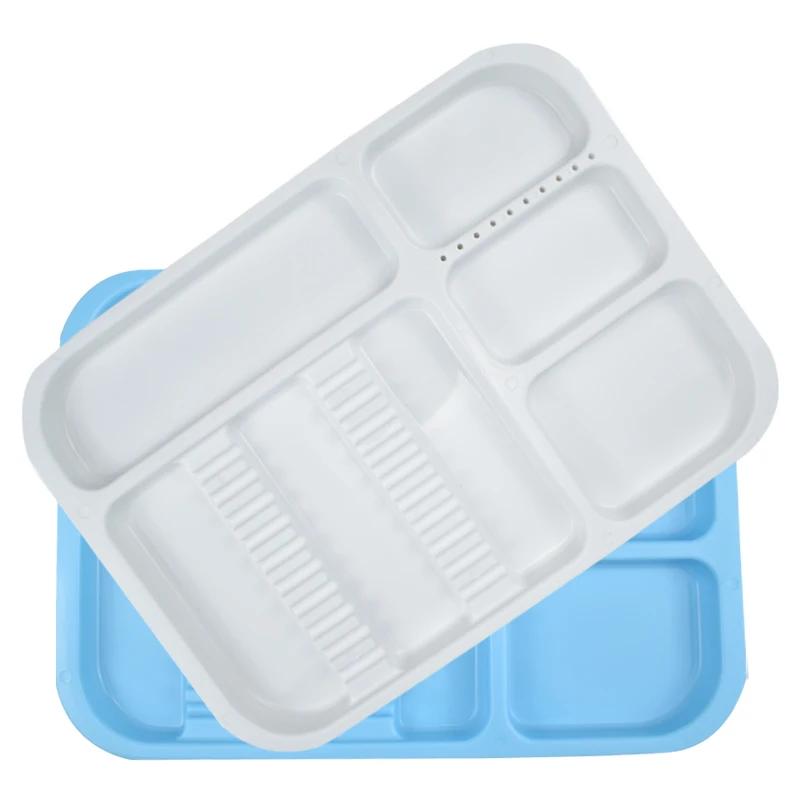 Dental Instruments Separate Tray Split Segregated Placed Trays Plastic Storage Tray Clinic Lab Equipment