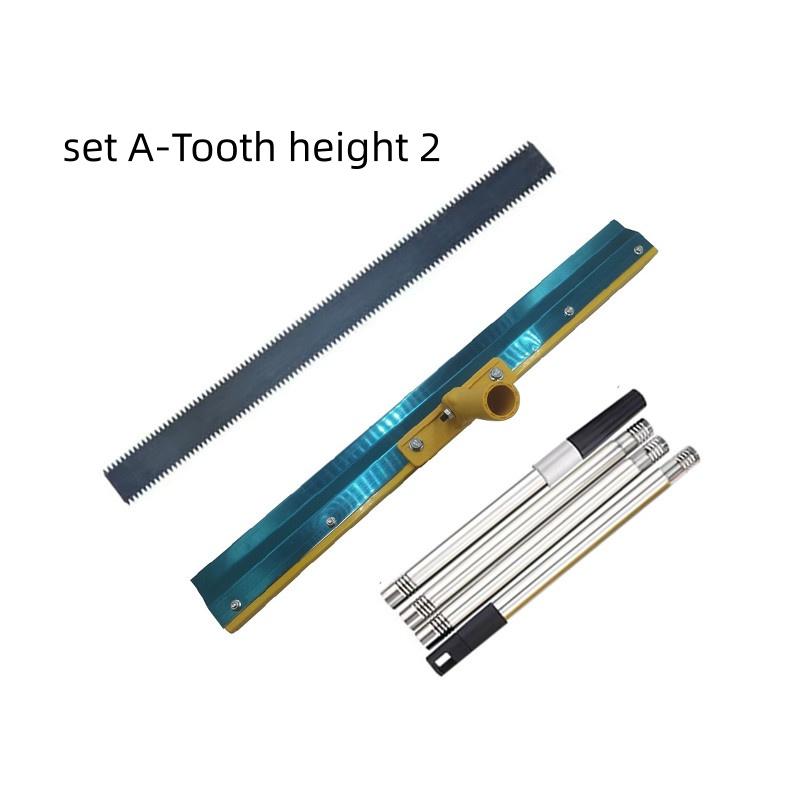 56cm/22inch Cement Self Flow Rake Set Standing Push Blade Cement Self-Leveling Scraper Floor Bottom Plate Trowel Tool