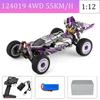 WLtoys144010 4WD Model with A Top Speed of 75 Km/h 1:14 Scale, High-speed Remote-controlled Off-road Drifting Racing Car for Boy