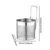 Deep Fry Basket Kitchen Colander with Handle Pasta Strainer for Hotel Dining Room