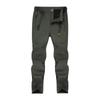 Men's Windproof Softshell Fleece Pants: Warm, Breathable, Wear-Resistant for Hiking In Autumn and Winter.