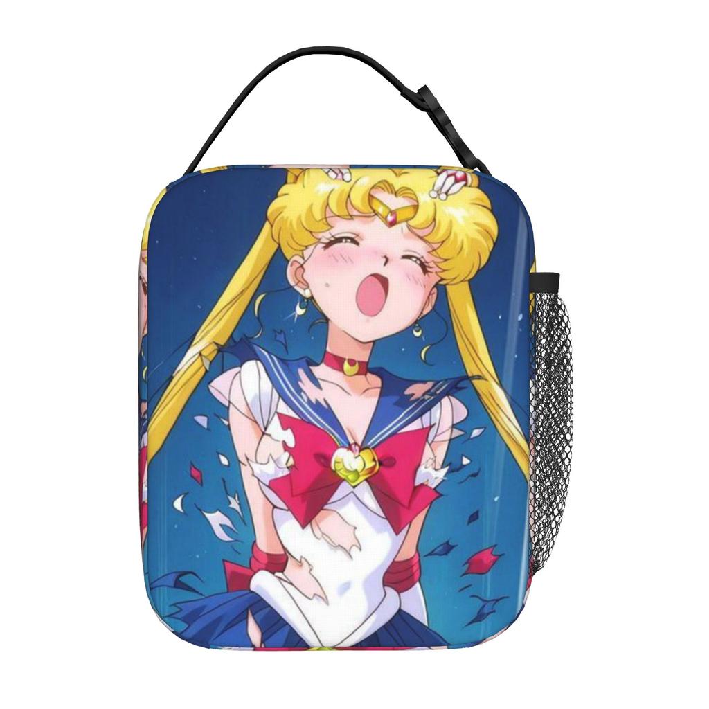 Back to school season Sailor Moon Meal Bag Usagi Tsukino (3) Large Capacity Casual Daily Food Organizer Lunch Bag