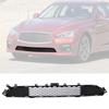 Front Bumper Lower Grille 622544HB4A Glossy Black Sporty Fog Light Cover Grill for Q50 Sport 2014 To