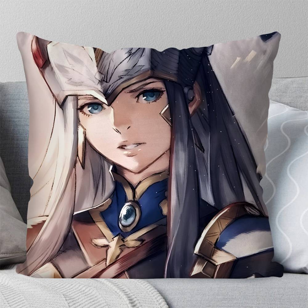 Lenneth Game VValkyrie Anatomy Pillow Case Fashion Square Pillowcase Bedroom Sofa Room Ins Decoration Leisure