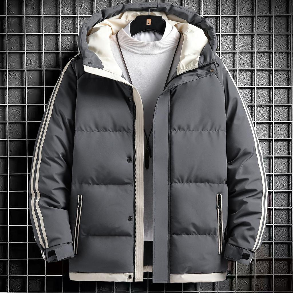 Winter Teen Cotton-padded Trendy Loose Hooded Thickened Cotton Jacket