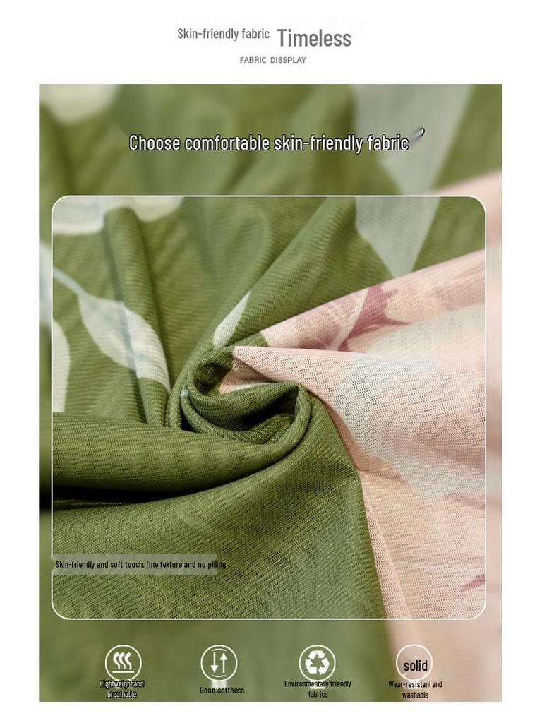 2024 European Summer Fashion: Floral Mesh V-Neck Slim Fit Short-Sleeve Top