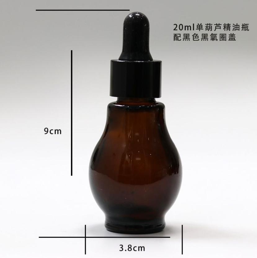 10-100ml Empty Dropper Bottle Amber Essential Oil Glass Aromatherapy Liquid Brown Drop For Massage Pipette Refillable Bottles