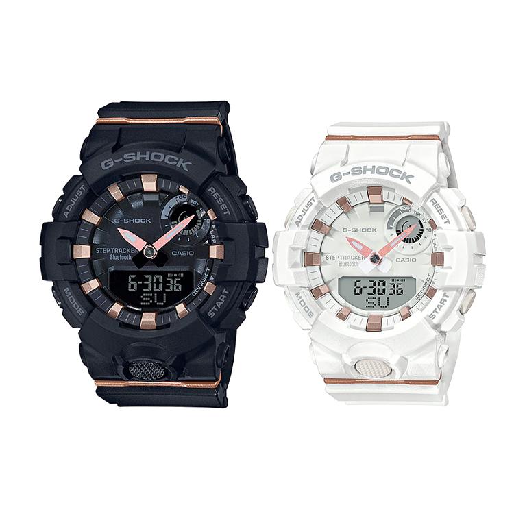 

CASIO Unisex Pair Table Series Black Watch GMA-B800-1AJR+GMA-B800-7AJR
