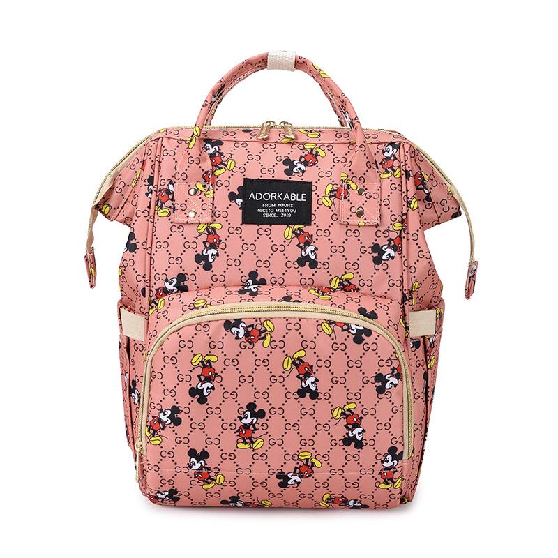 

Mickey Mummy Bag: Stylish and Versatile Mother & Baby Hospital, Outing, and Diaper Bag.