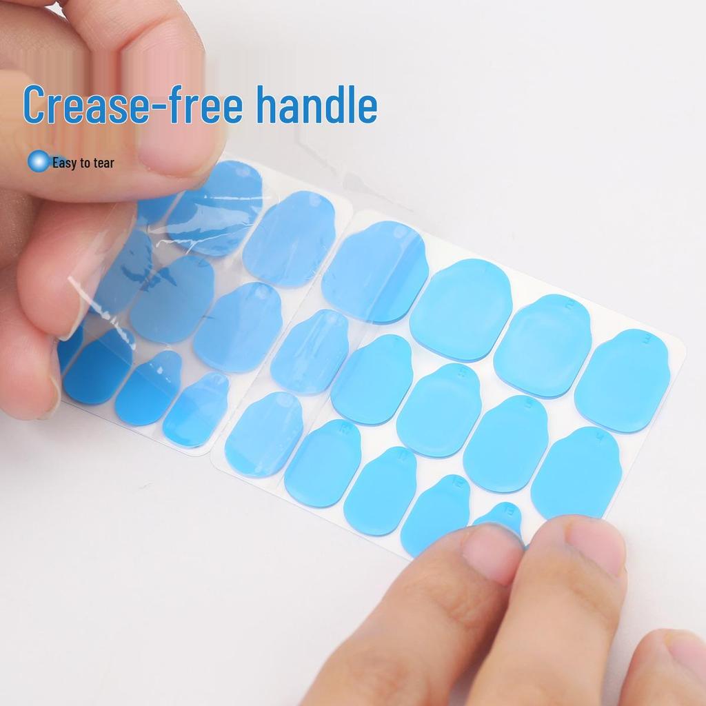 New Dream Blue Super Sticky Polymer Jelly Nail Glue - 15 Days Long Lasting Double-Sided Adhesive Tape
