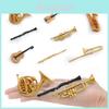 Coleção de Modelos de Instrumentos de PVC Clássicos com Detalhes Precisos para Decoração de Casa e Presente