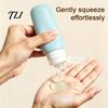 Refillable Lotion 1/4Pcs Silicone Travel Bottle for Toiletries, Leak Proof Size Container, Compact Leakproof Bottles Squeeze Bottle, Essentials