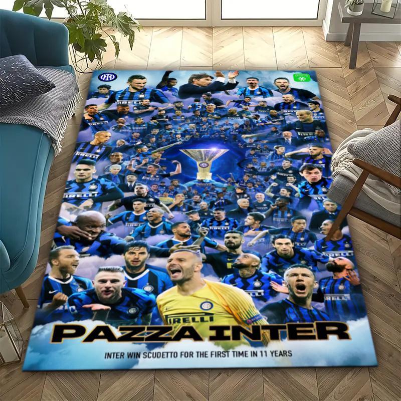 Famous F.C. Internazionale Milano football player Lautaro Martínez carpet is suitable for living room and bedroom office decorative carpet L2