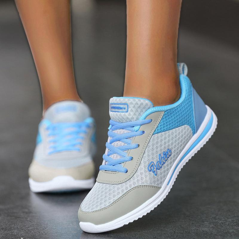 Women'S Sneakers Comfortable Women'S Shoes Fashion Women'S Summer Sneakers Mesh Sneaker Woman Lace Up Tenis Designer Shoes