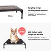 Outdoor Camping Dog Tent,Elevated-Dog Bed with Removable Canopy-Portable Cooling Raised Pet Cot Bed for Dogs and Cats