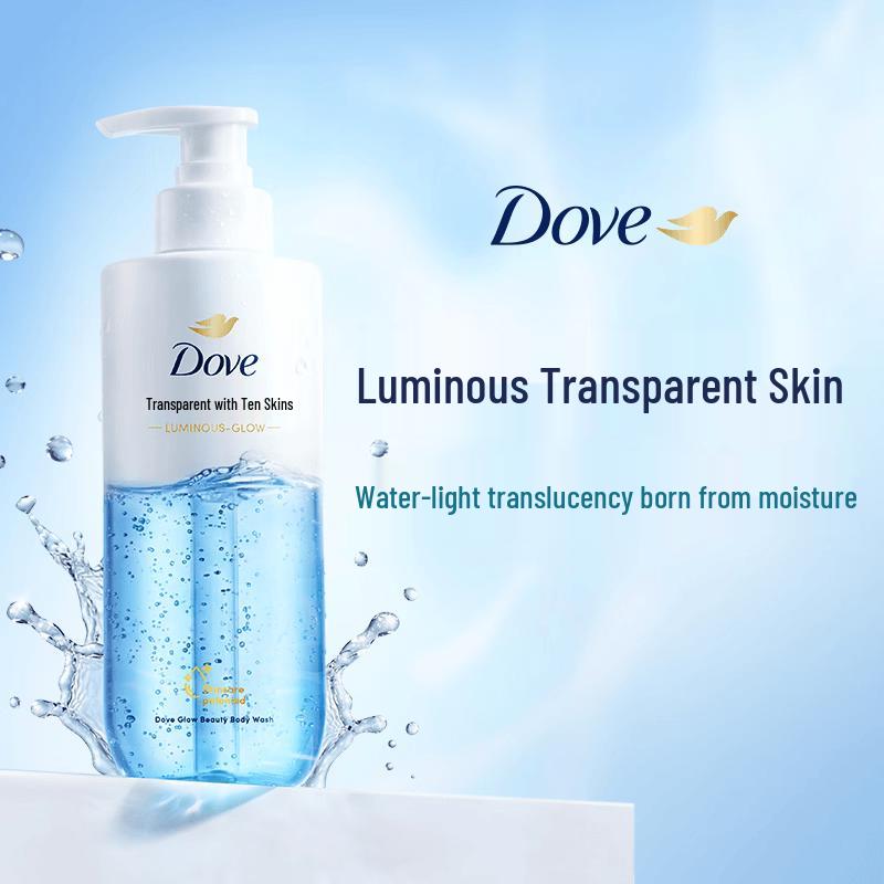 Dove Глубоко очищающий гель для душа для сияющей кожи