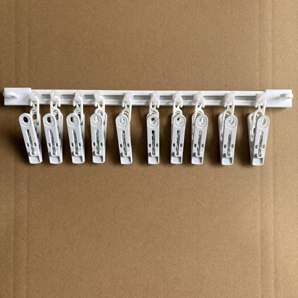Sliding Hanging Hook Rack for Cabinet Doors, No-Drill Adhesive Rail for Spoons, Spatulas, and Kitchen Tools
